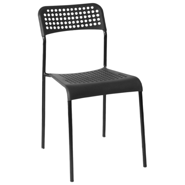 Кухонный стул DecoPrim E-055 Пластик/ Черный  photo 1 Кухонный стул DecoPrim E-055 Пластик/ Черный  photo 1