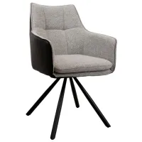 Scaun de bucătărie DecoPrim Nest Stofă/ Green Black