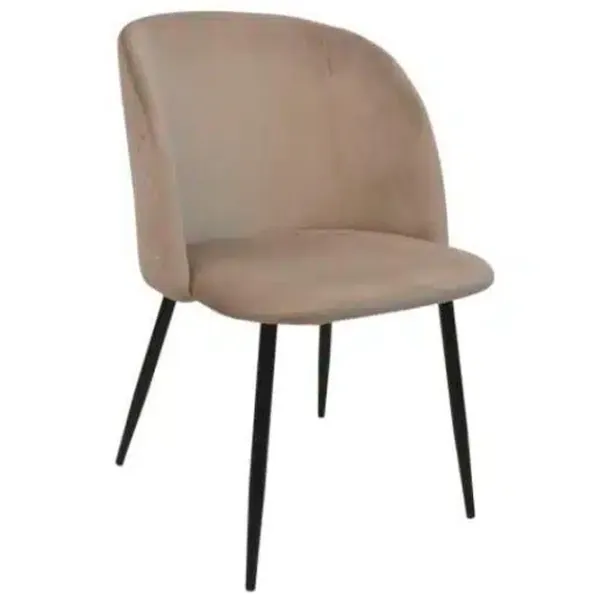 Scaun de bucătărie DecoPrim Spectre Catifea/ Beige Black photo 1 Scaun de bucătărie DecoPrim Spectre Catifea/ Beige Black photo 1