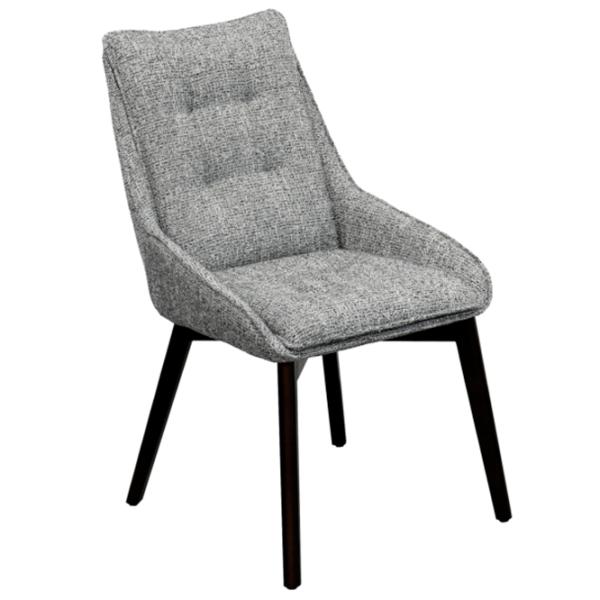 Scaun de bucătărie DecoPrim Osman Stofă/ Gray Black photo 1