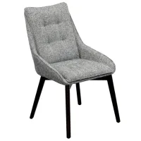 Scaun de bucătărie DecoPrim Osman Stofă/ Gray Black