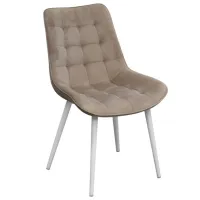 Scaun de bucătărie DecoPrim Hans Stofă/ Gray White