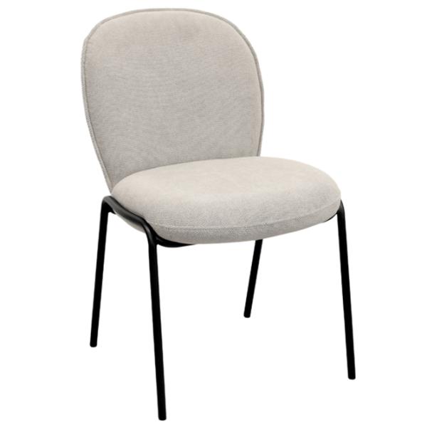 Кухонный стул DecoPrim Nanco Ткань/ Серый Черный photo 1 Кухонный стул DecoPrim Nanco Ткань/ Серый Черный photo 1