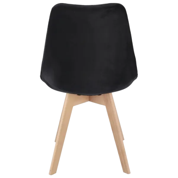 Scaun de bucătărie Jumi Bari Stofă/ Black Wood photo 5 Scaun de bucătărie Jumi Bari Stofă/ Black Wood photo 5