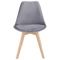 Кухонный стул Jumi Bari  Бархат/ Grey Wood