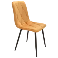 Кухонный стул AG PIADO Ткань/ Желтый Черный