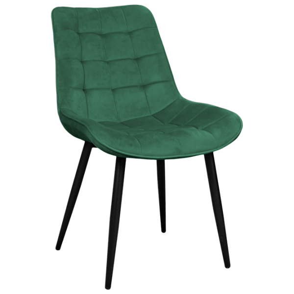 Scaun de bucătărie DecoPrim Capella Stofă/ Dark Green Black photo 1 Scaun de bucătărie DecoPrim Capella Stofă/ Dark Green Black photo 1
