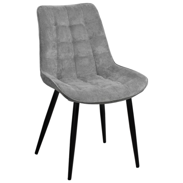 Scaun de bucătărie DecoPrim Hans Stofă/ Gray Black photo 1 Scaun de bucătărie DecoPrim Hans Stofă/ Gray Black photo 1