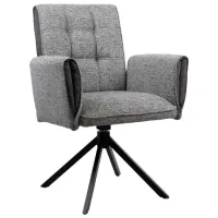 Scaun de bucătărie DecoPrim Junior Catifea/ Gray 