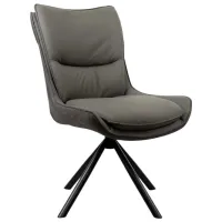 Кухонный стул DecoPrim Davis Кожа/ Серый 