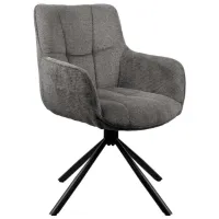 Scaun de bucătărie DecoPrim FLORA Stofă/ Gray 