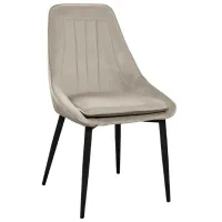 Кухонный стул DecoPrim Florida Ткань/ Camel Черный