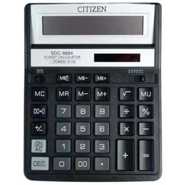 Calculatoare de birou Citizen SDS 888-XBK Pentru contabilitate /  photo 1 Calculatoare de birou Citizen SDS 888-XBK Pentru contabilitate /  photo 1