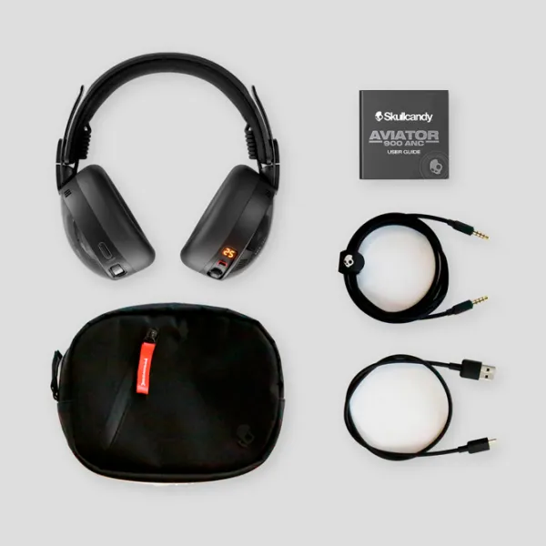 Наушники SkullCandy AVIATOR 900 ANC Черный Черный Беспроводные/ Персональный photo 9 Наушники SkullCandy AVIATOR 900 ANC Черный Черный Беспроводные/ Персональный photo 9