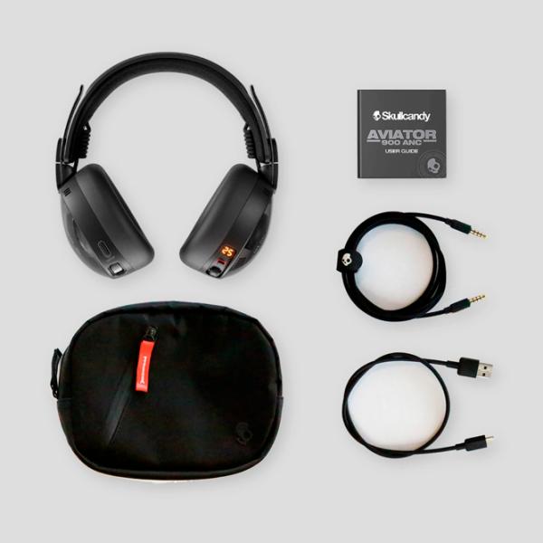 Наушники SkullCandy AVIATOR 900 ANC Черный Черный Беспроводные/ Персональный photo 9 Наушники SkullCandy AVIATOR 900 ANC Черный Черный Беспроводные/ Персональный photo 9