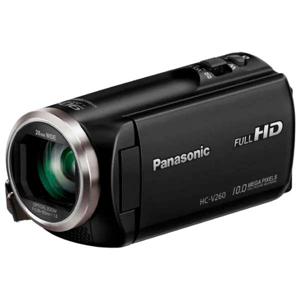 Cameră video Panasonic HC-V260EE-K 1920 x 1080/ Black photo 1