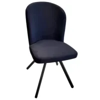 Кухонный стул Magnus Barka anka 23 Велюр/ Синий Черный