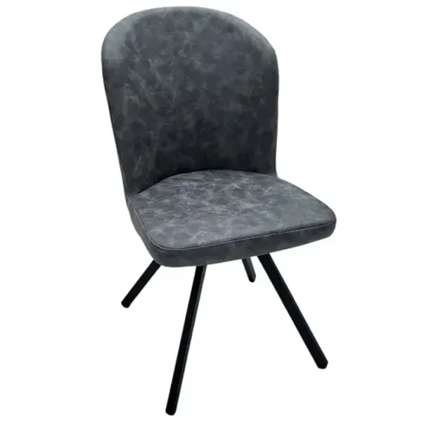 Кухонный стул Magnus Barka uras 12 Textil/ Серый Черный photo 1
