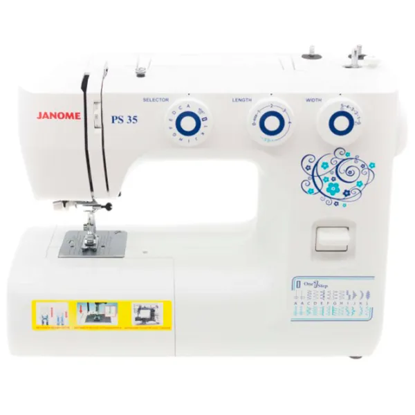 Mașină de cusut Janome PS-35 Electromecanică / White photo 3
