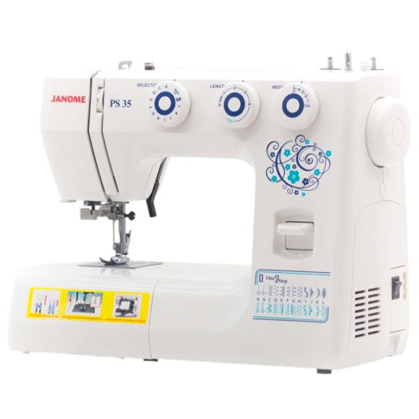 Mașină de cusut Janome PS-35 Electromecanică / White photo 4