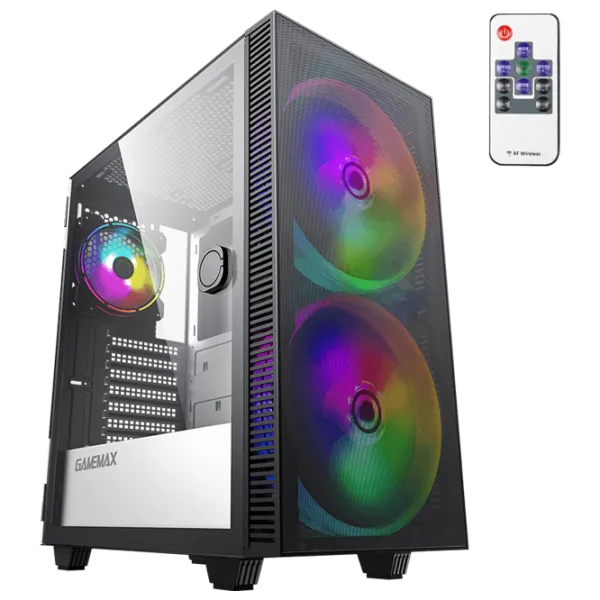 Carcasă Gamemax Aero Mid Tower / Black photo 1