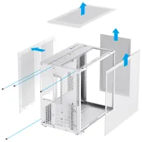 Carcasă Gamemax Infinity Mid Tower / White photo 10