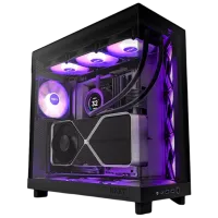 Корпус NZXT H6 Flow RGB Mid Tower / Черный