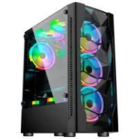 Корпус 1STPLAYER D4 Mid Tower / Черный