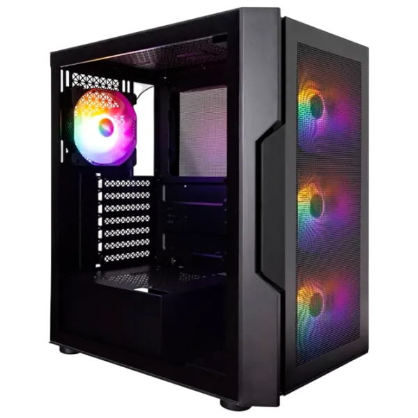 Carcasă 1STPLAYER T7-P Mid Tower / Black photo 1