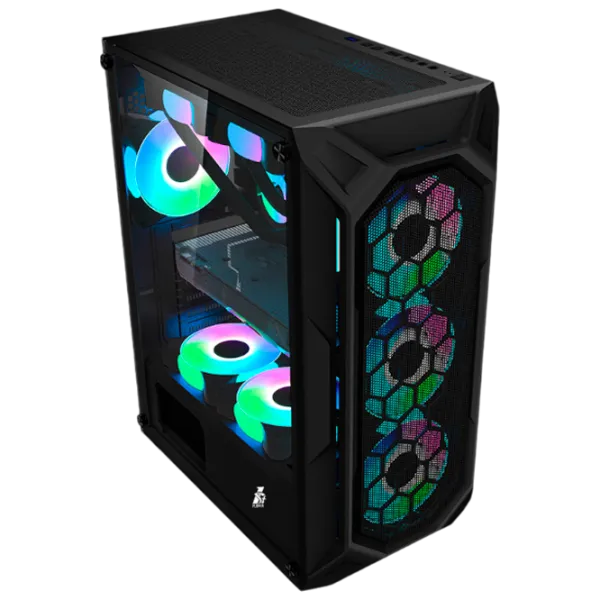 Carcasă 1STPLAYER X6 Mid Tower / Black photo 1