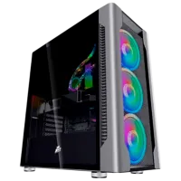 Корпус 1STPLAYER DX Mid Tower / Серебряный