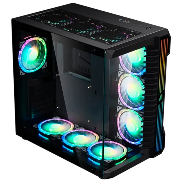 Carcasă 1STPLAYER SP9 Mid Tower / Black photo 1