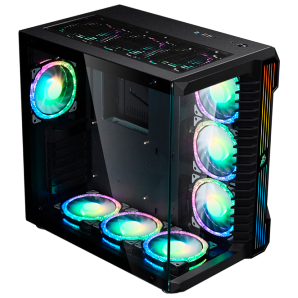 Carcasă 1STPLAYER SP9 Mid Tower / Black photo 1