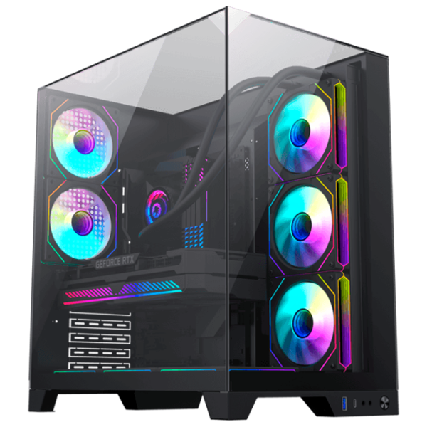 Carcasă Gamemax Infinity Plus Mid Tower / Black photo 1