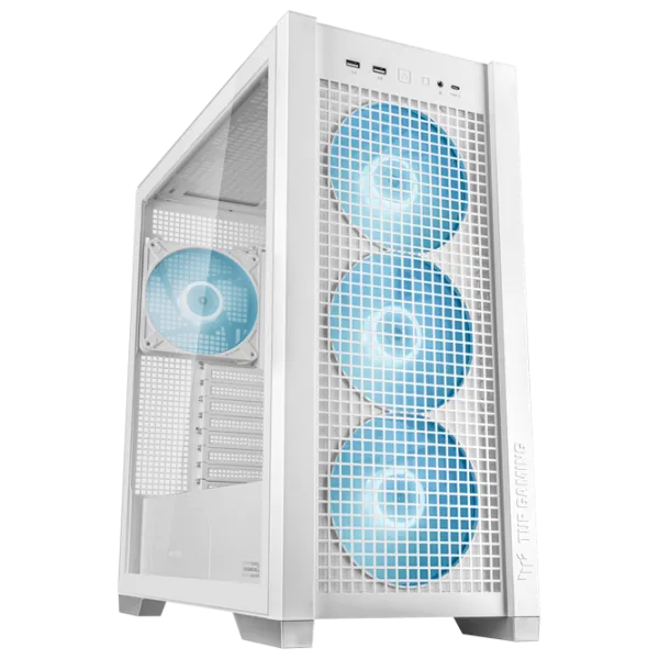 Carcasă Asus TUF Gaming GT302 ARGB Mid Tower / White photo 1