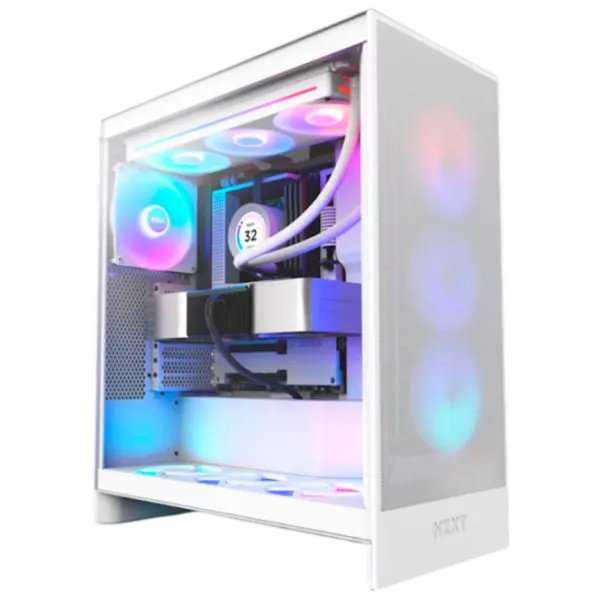 Корпус NZXT H7 Flow RGB (2024) Mid Tower / Белый photo 1
