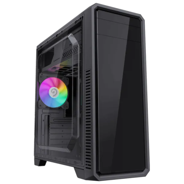 Carcasă Gamemax G561E-BK Mid Tower / Black photo 1