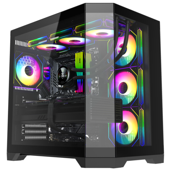 Carcasă Gamemax HYPE-A Mid Tower / Black photo 1