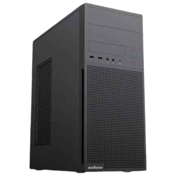 Carcasă Sohoo 2816BK Mid Tower / Black photo 1