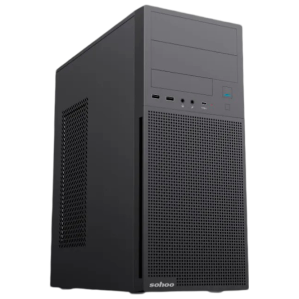 Carcasă Sohoo 2816BK Mid Tower / Black photo 1