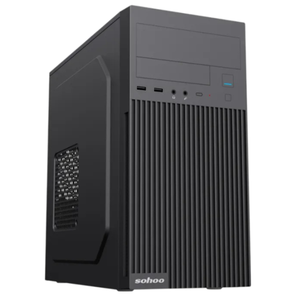 Carcasă Sohoo 6521BK Mid Tower / Black photo 1