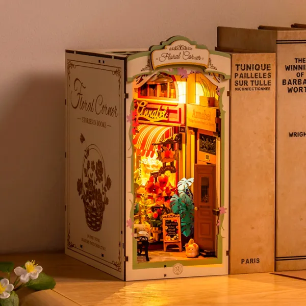 Puzzle 3D RoLife Book Nook 14+/ Numărul de piese: 164 photo 3