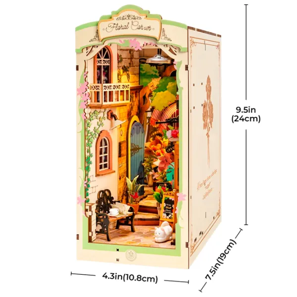 Puzzle 3D RoLife Book Nook 14+/ Numărul de piese: 164 photo 6