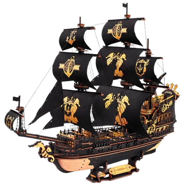 Puzzle 3D ROKR The Seahorse Barque 14+/ Numărul de piese: 603 photo 1