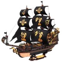 Puzzle 3D ROKR The Seahorse Barque 14+/ Numărul de piese: 603