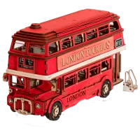 Пазл 3D RoLife London Tour Bus 14+/ Количество деталей: 145