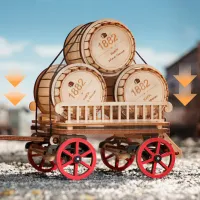 Пазл 3D ROKR London Tour Bus 14+/ Количество деталей: 469 photo 3