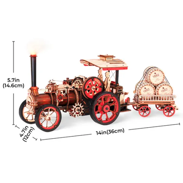 Puzzle 3D ROKR London Tour Bus 14+/ Numărul de piese: 469 photo 6