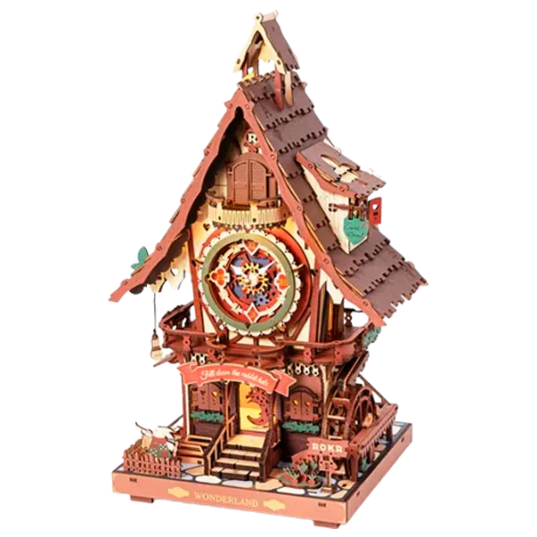 Пазл 3D ROKR Cuckoo Clock 14+/ Количество деталей: 435 photo 1
