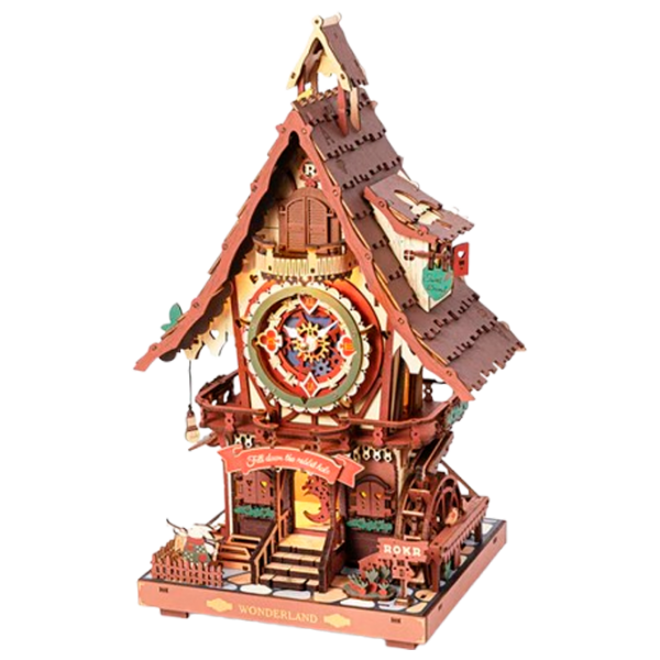 Пазл 3D ROKR Cuckoo Clock 14+/ Количество деталей: 435 photo 1